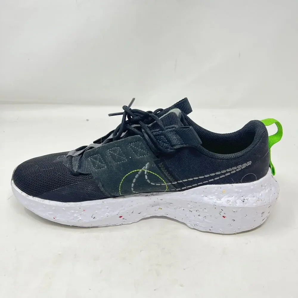 Men's Nike Sportswear Crater Impact Black Iron Grey White Green DB2477-001 Sz 10